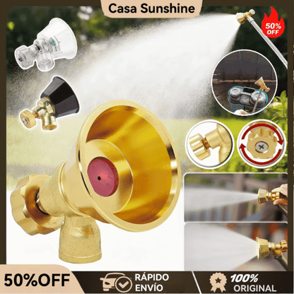 💦【50%OFF】🌾Boquilla de Riego Ajustable de Latón para Pulverizador Agrícola ✅️Pago contra entrega
