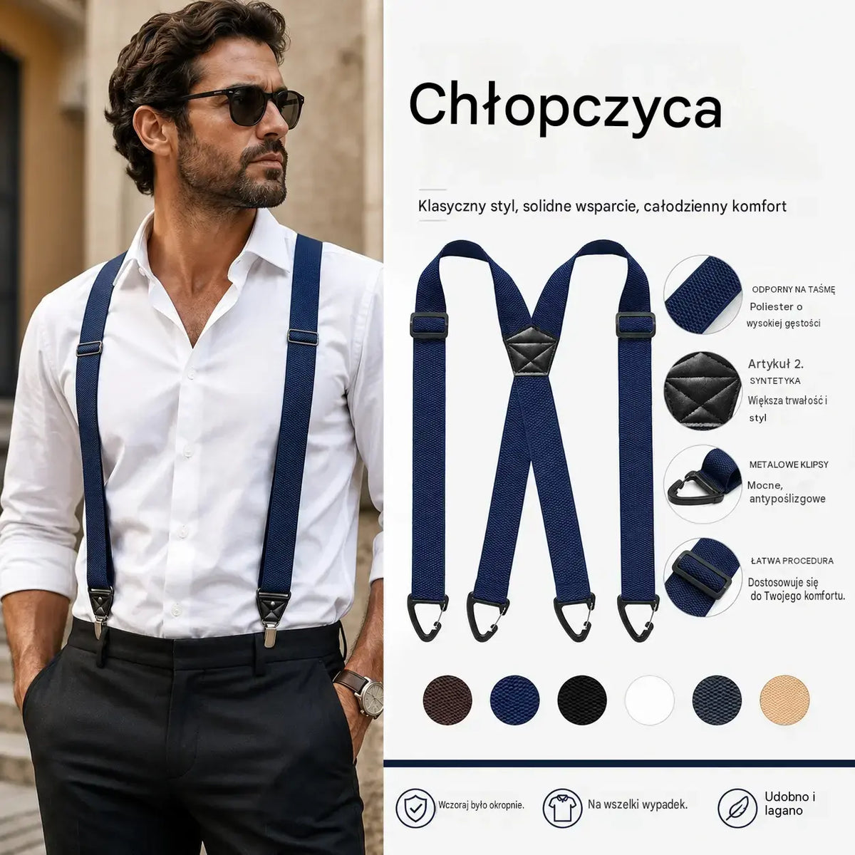 📢📢50% zniżki! 🧷Męska bielizna modelująca z paskiem krzyżowym i klamrą🧷