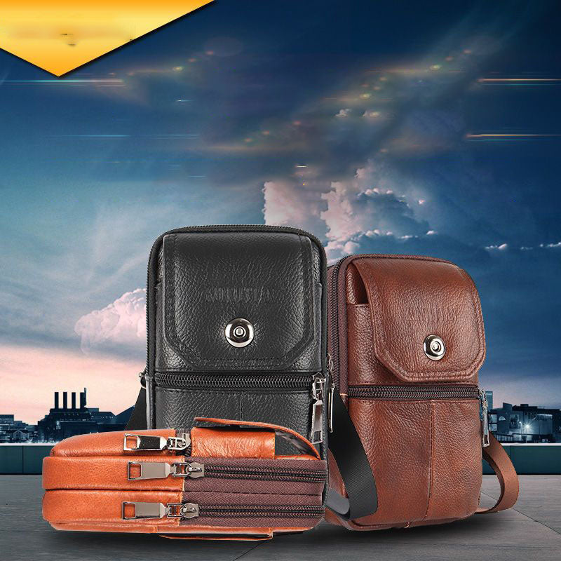 🔥📢Нова мъжка многофункционална преносима и практична чанта за мобилен телефон ⚡Чанта за закачане на мобилен телефон, ⚡Чанта за едно рамо ⚡Чанта за месинджър,