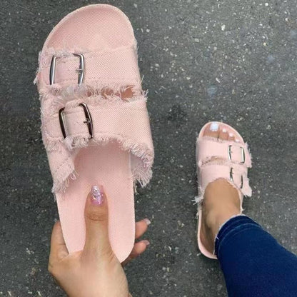 👡50% de descuento✨✨【35-43】Sandalias de plataforma vaqueras retro de verano para mujer ✅Pago contra entrega