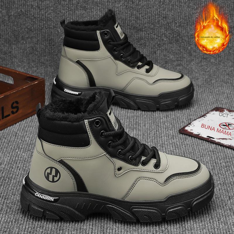 🔥Zimný výpredaj🔥【39-44】Nový štýl na jeseň a zimu, pánske všestranné protišmykové čižmy s hrubou podrážkou, plyš pre teplo
