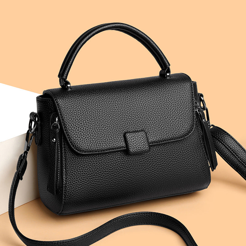 👜💖Nová módní a všestranná dámská kabelka z roku 2025, velká kapacita, více přihrádek, malá čtvercová taška přes rameno/crossbody, jednoduchý design