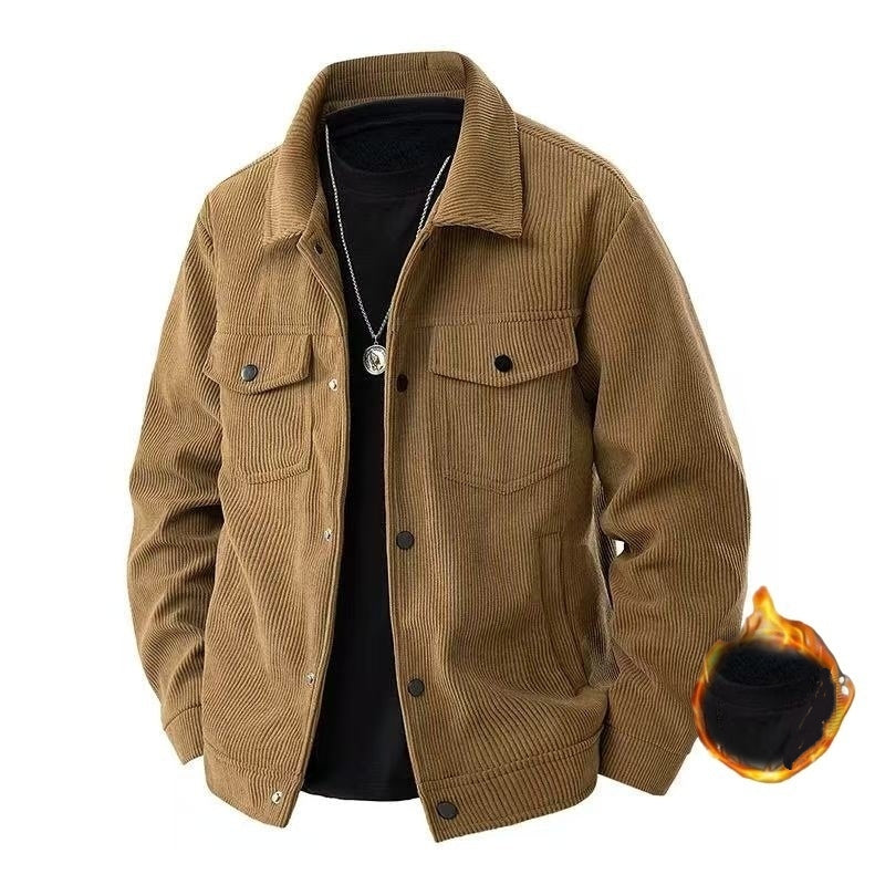 🔥【M-4XL】Nová pánská zimní ležérní bunda - volný střih, teplá a pohodlná, retro pracovní bunda