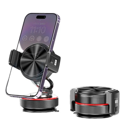 📱 50% taniej! Uchwyt samochodowy na telefon z przyssawką, siłą magnesu 20 N, teleskopowym ramieniem i obrotem 360°. Stabilny i składany! ✨🚗
