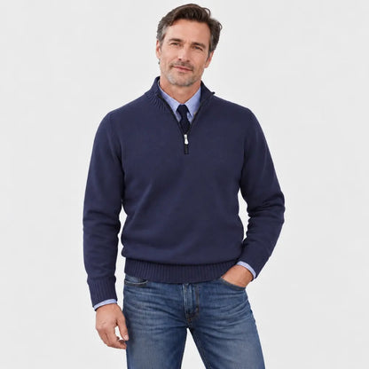 【L-5XL】Suéteres con cremallera, cálidos y populares para otoño e invierno