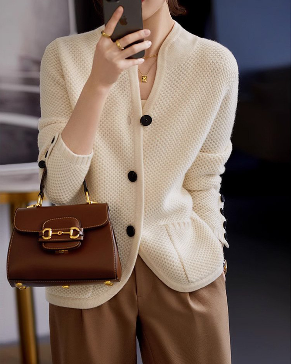 🧥💖✨【Ограничена оферта 50% намаление】Френско елегантно кашмирено палто, леко, топло и универсално