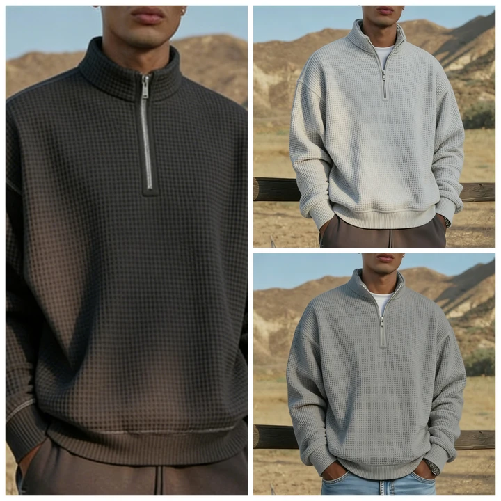 【50 % popust】【S-5XL】Moška jopa s kapuco in zadrgo v evropskem in ameriškem slogu, moška jopa s kapuco in zadrgo s stoječim ovratnikom