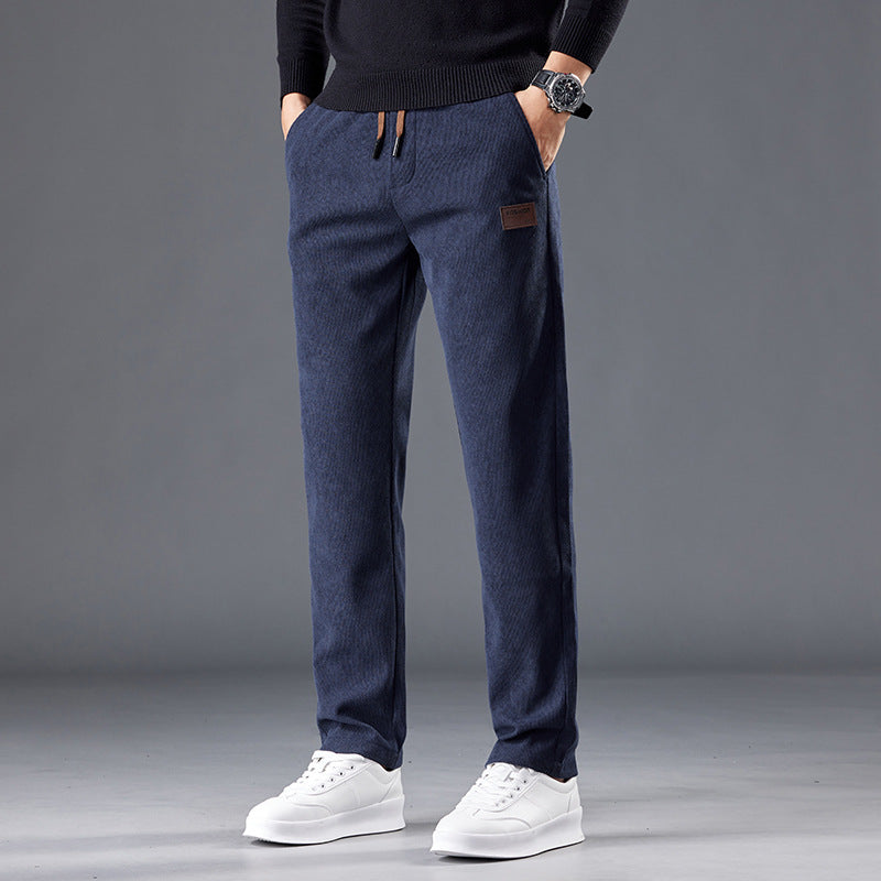 🔥🔥【M-5XL】Nové nohavice z čistej bavlny vysokej kvality s fleecovou podšívkou, silné, pre voľný čas