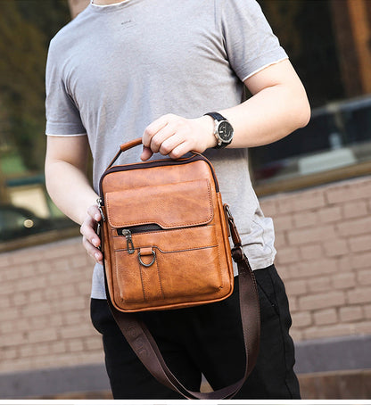 【50% kedvezmény】👜 Férfi alkalmi divatos marhabőr táska