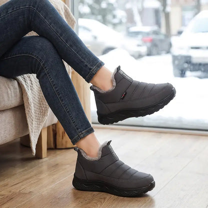 【35-41】Nowe damskie buty zimowe – ocieplane, grube, ciepłe, casualowe, śniegowce dla mam