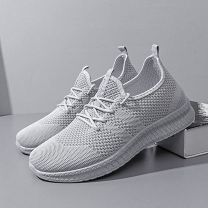 ❄️👟【50% отстъпка✅】【Размери 39-44】Мъжки дишащи мрежести маратонки, без запушване на краката, подходящи за бягане и свободно време