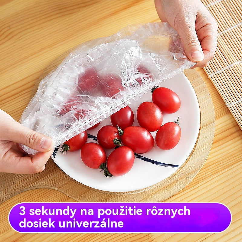 🔥【100/200/400 ks】Jednorazové viečko na ochranu čerstvosti potravín