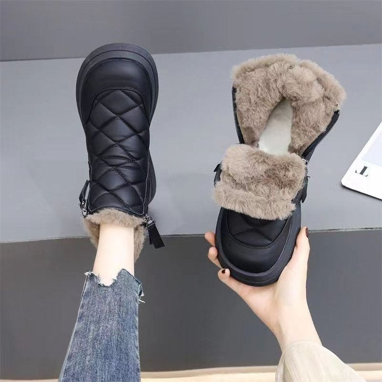 👢【35-41】[Hot Spot] 2025 Есен Зима Нови топли ботуши за сняг с дебела подметка.