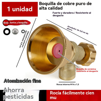 💦【50%OFF】🌾Boquilla de Riego Ajustable de Latón para Pulverizador Agrícola ✅️Pago contra entrega