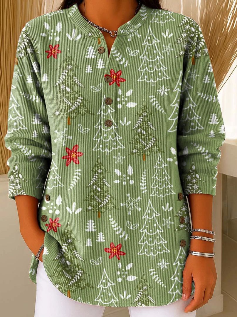 Dámsky jednofarebný ležérny voľný pletený sveter s dlhým rukávom a okrúhlym výstrihom (S-4XL)