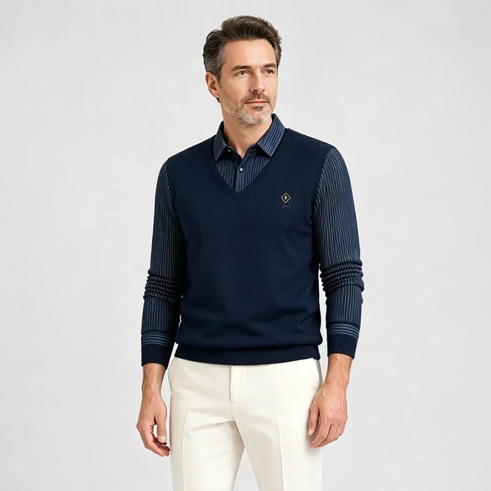 👔🔥【M-4XL】Nowa męska koszulka polo z kołnierzykiem i ociepleniem z polaru – kolekcja jesień/zima (duże rozmiary).