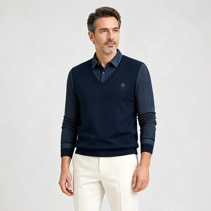 👔🔥【M-4XL】Nowa męska koszulka polo z kołnierzykiem i ociepleniem z polaru – kolekcja jesień/zima (duże rozmiary).