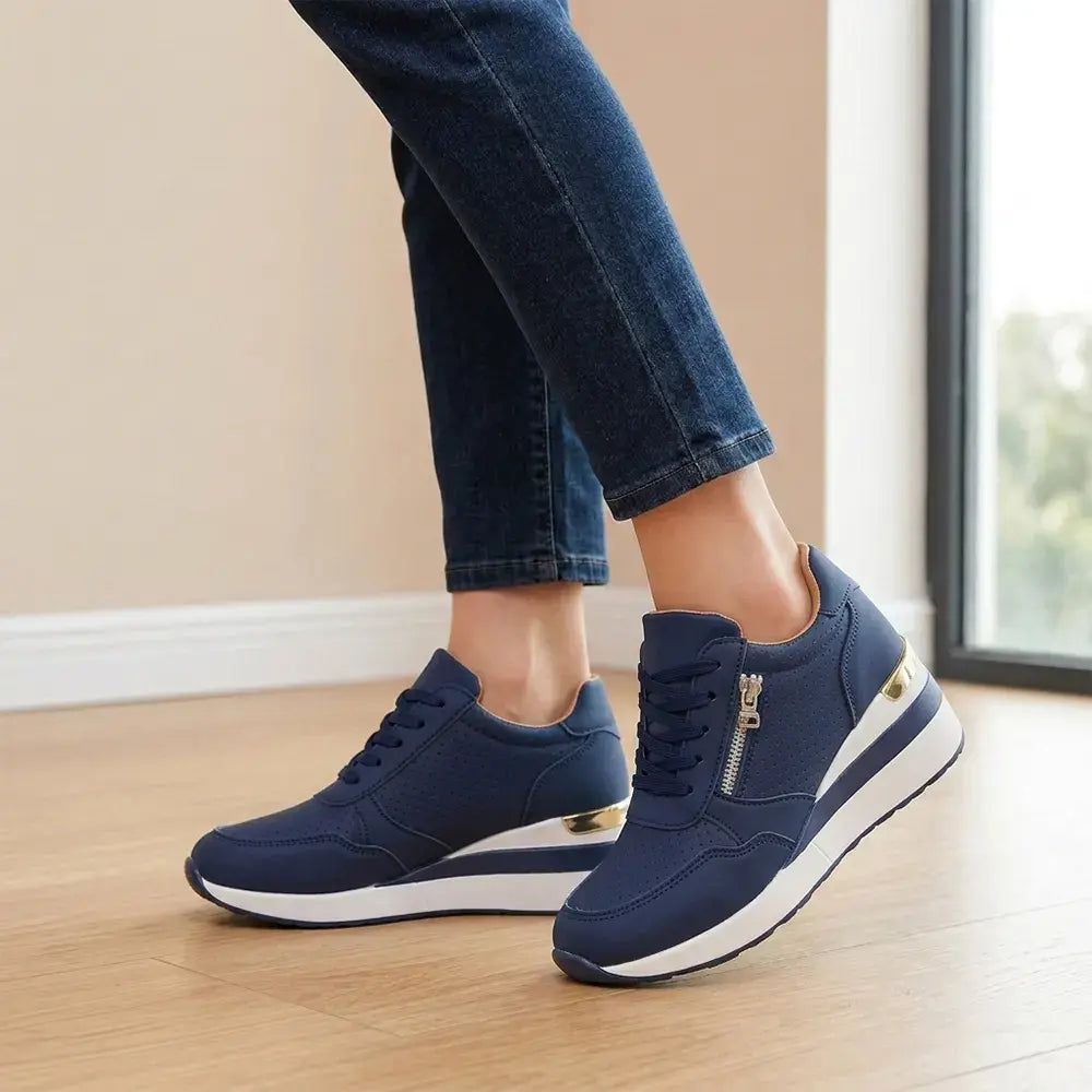 👟【36-43】Plus size tenisice na platformu: Lagane cipele s platformom za svakodnevno nošenje, udobne cipele za hodanje i vježbanje.