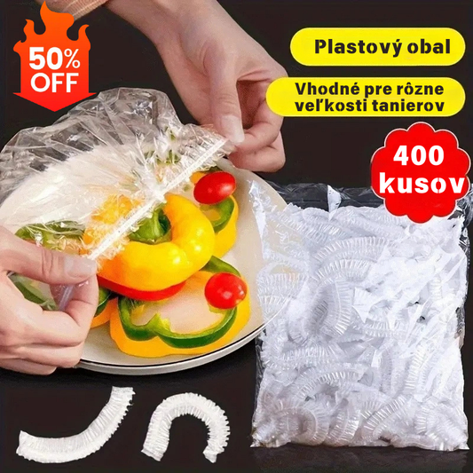 🔥【100/200/400 ks】Jednorazové viečko na ochranu čerstvosti potravín