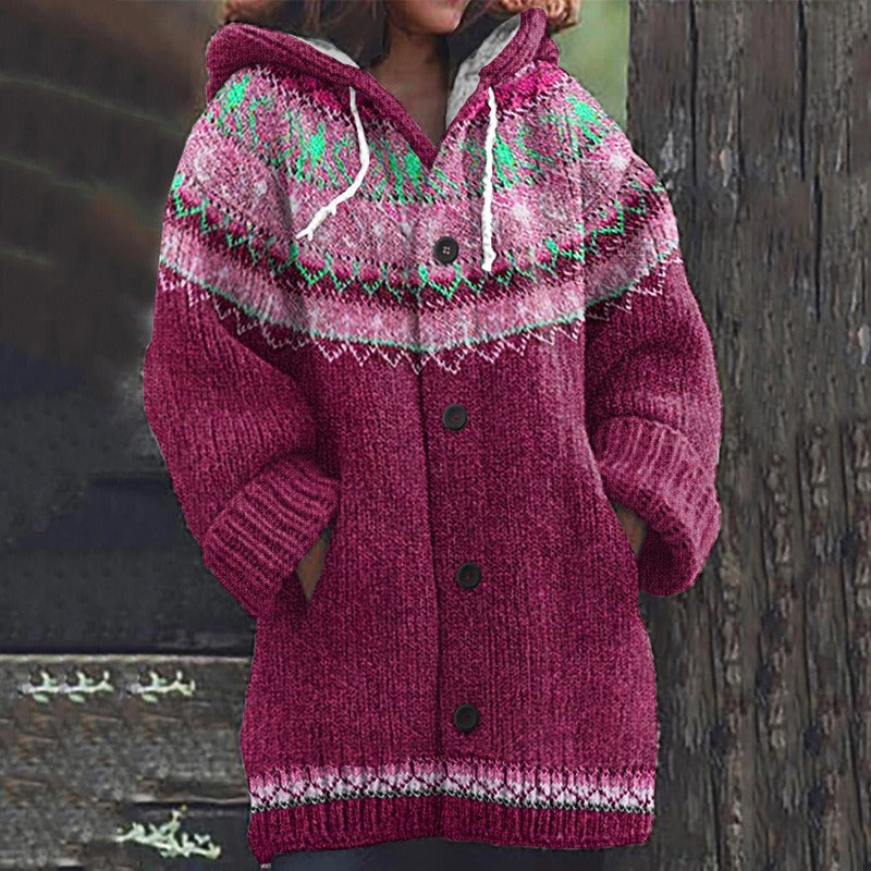 🩰🎀Novi dolazak za jesen/zimu 2025. - Mekani i udobni vintage džemper s debelim gumbima