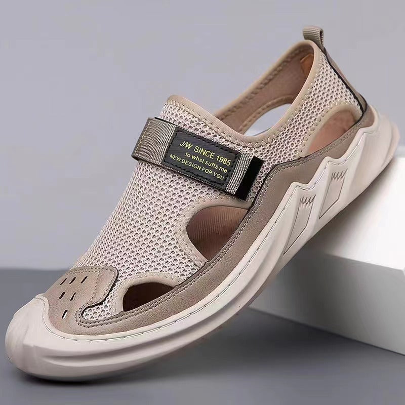 【39-47】✨Pánské letní sandály, volnočasové, prodyšné, s měkkou síťovanou podrážkou