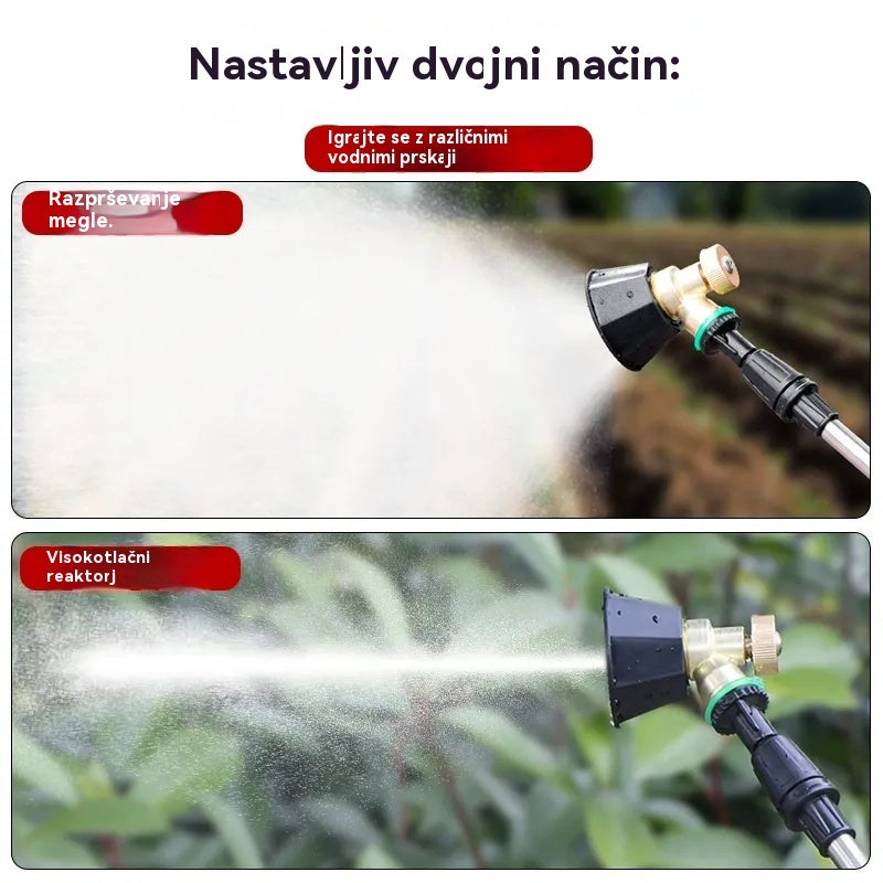 💦【50 % popust】Nastavljiva medeninasta namakalna šoba za kmetijsko škropilnico 🌾