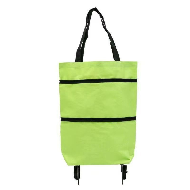 1 sztuka 119zł【Najlepiej sprzedający się produkt】🛒♻️2 w 1 składana torba na zakupy i plecak, lekka torba na zakupy/wózek na kółkach