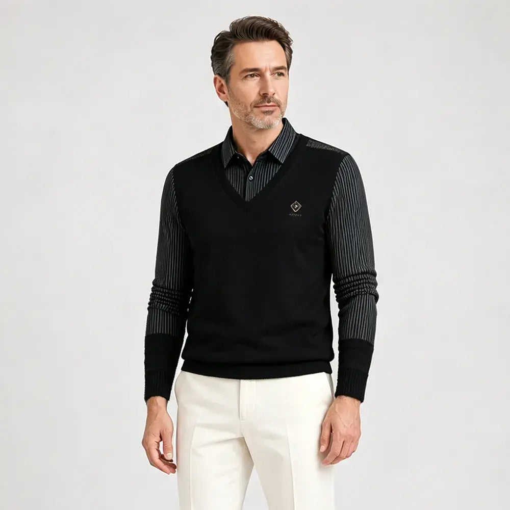 👔🔥【M-4XL】Nowa męska koszulka polo z kołnierzykiem i ociepleniem z polaru – kolekcja jesień/zima (duże rozmiary).