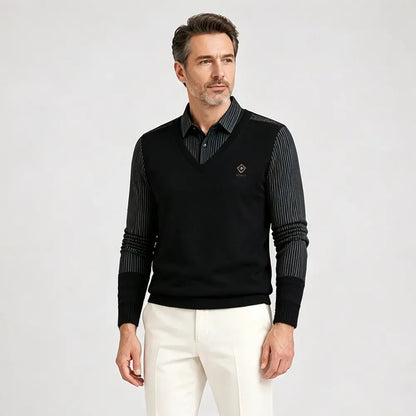 👔🔥【M-4XL】Nowa męska koszulka polo z kołnierzykiem i ociepleniem z polaru – kolekcja jesień/zima (duże rozmiary).