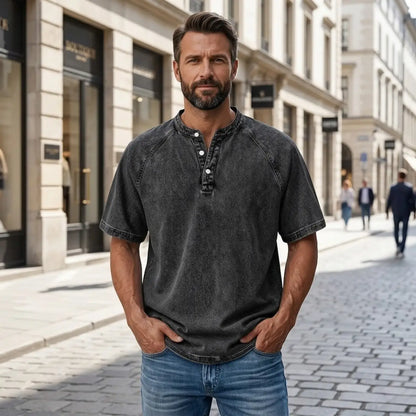 👔【S-4XL】 Swobodny i stylowy T-shirt męski, idealny na wiosnę i lato.