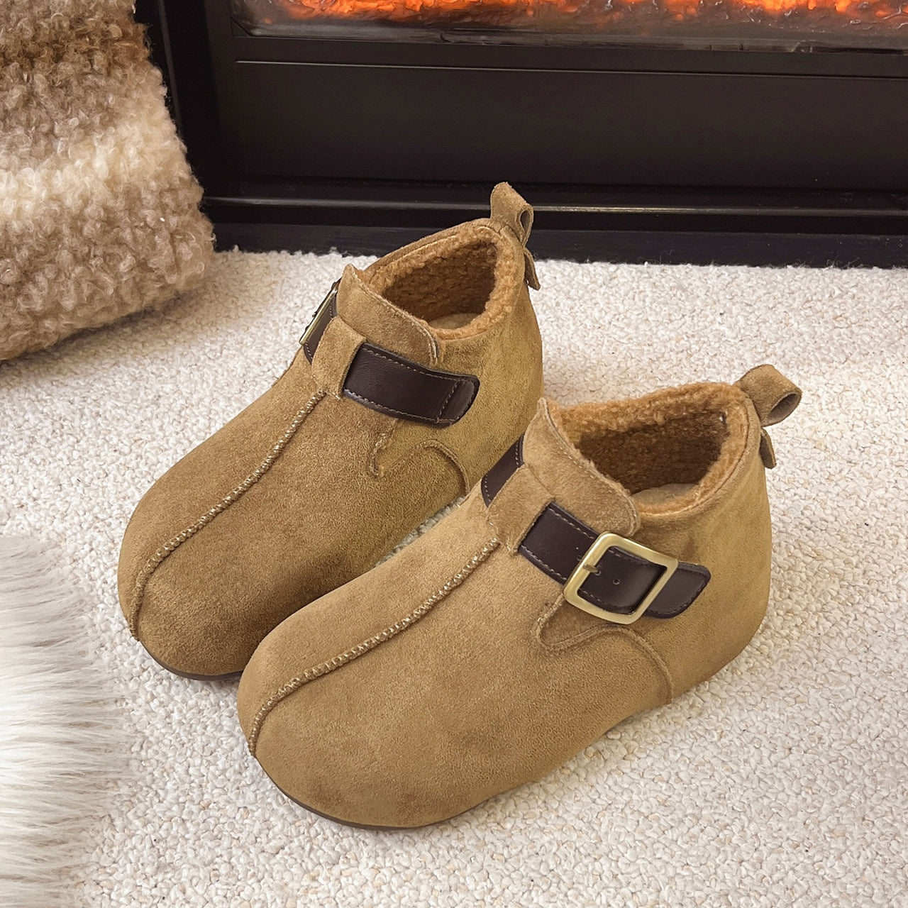 🔥【35–40】Nové módne a všestranné ležérne snehové čižmy s teplou podšívkou, retro štýl Birkenstock