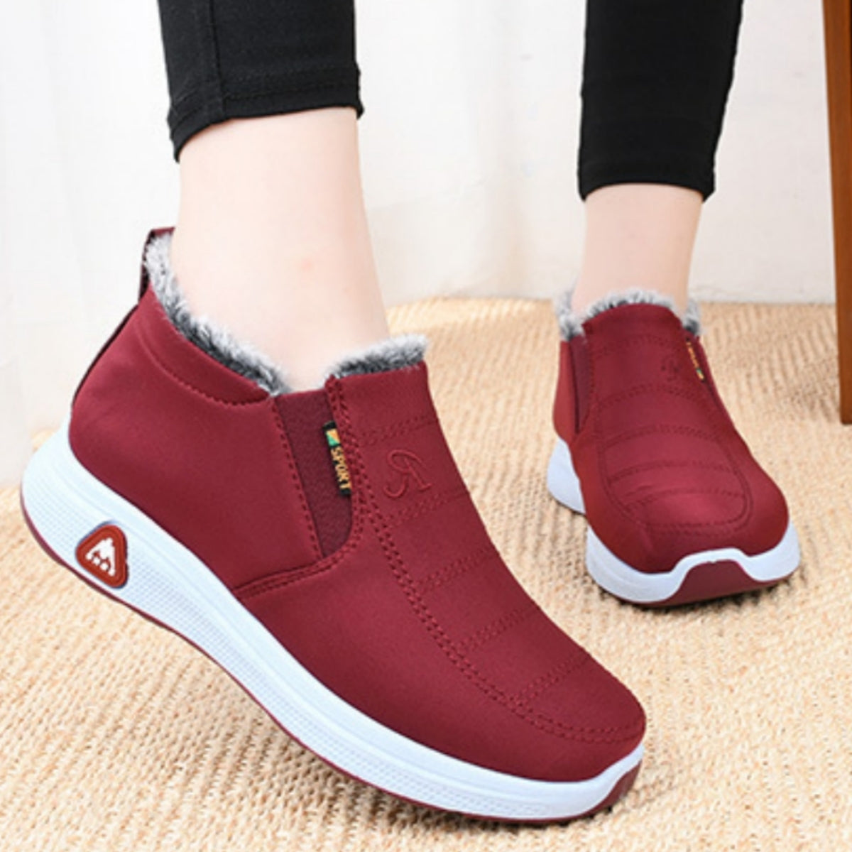 🔥Flísové a zahuštěné🔥[35-41] Pohodlné a teplé dámské zimní boty s měkkým kožíškem a protiskluzovou podrážkou – maximální komfort a bezpečí na každém kroku!