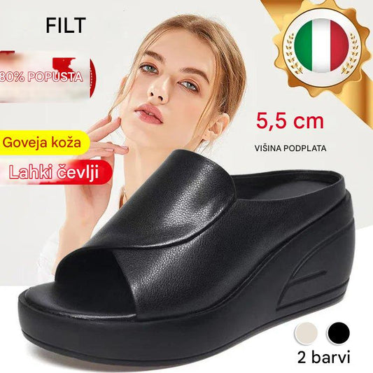 💥[5,5 cm peta] sandali na klin z mehkim podplatom