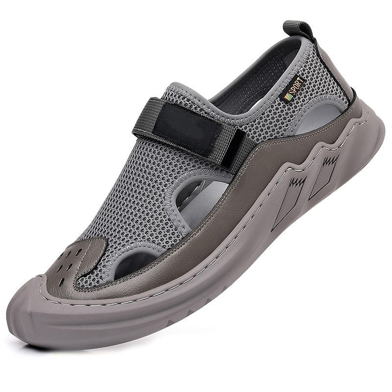【39-47】✨Pánské letní sandály, volnočasové, prodyšné, s měkkou síťovanou podrážkou