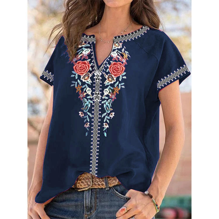 💓💓【50 % popust】【S-5XL】Nova ženska majica v etničnem slogu