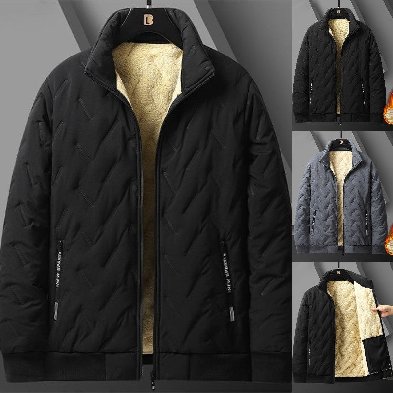 【L-7XL】Moška jesensko-zimska jakna, topla, prosta, vodoodporna in vetrovno odporna