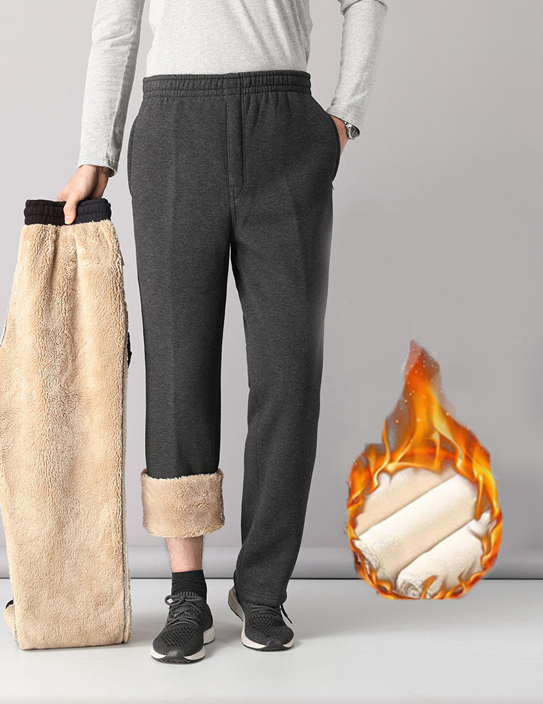 ⏳ 50% popust 🔥【XL-5XL】Moške zimske visokokakovostne nove volnene odebeljene hlače za prosti čas