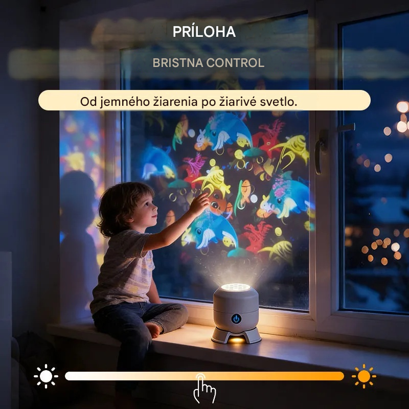 💖🌙2026 Dynamicky rotujúca LED projekčná lampa! ☁️🔥✨