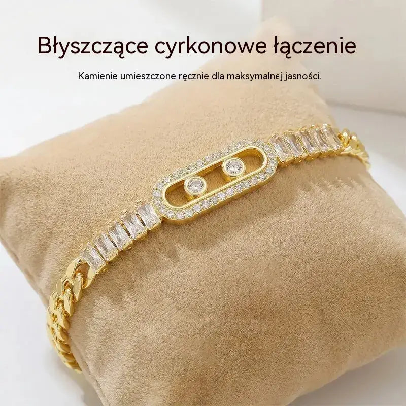 ✨ 50% zniżki! 🔷Nowa bransoletka ze złota 18k dla kobiet