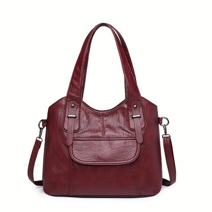 💥👜【50% отстъпка】💥2025 нова дамска висококачествена ретро чанта за рамо с голям капацитет, модерна мека кожа, текстура онлайн💖