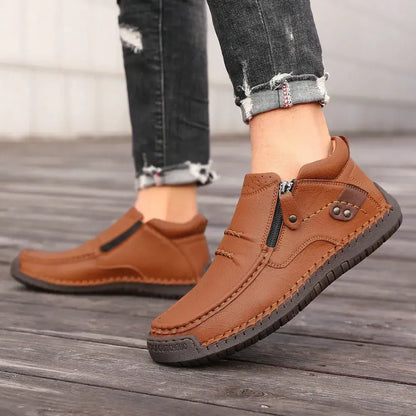 Mocasines de conducción para hombre hechos a mano en piel