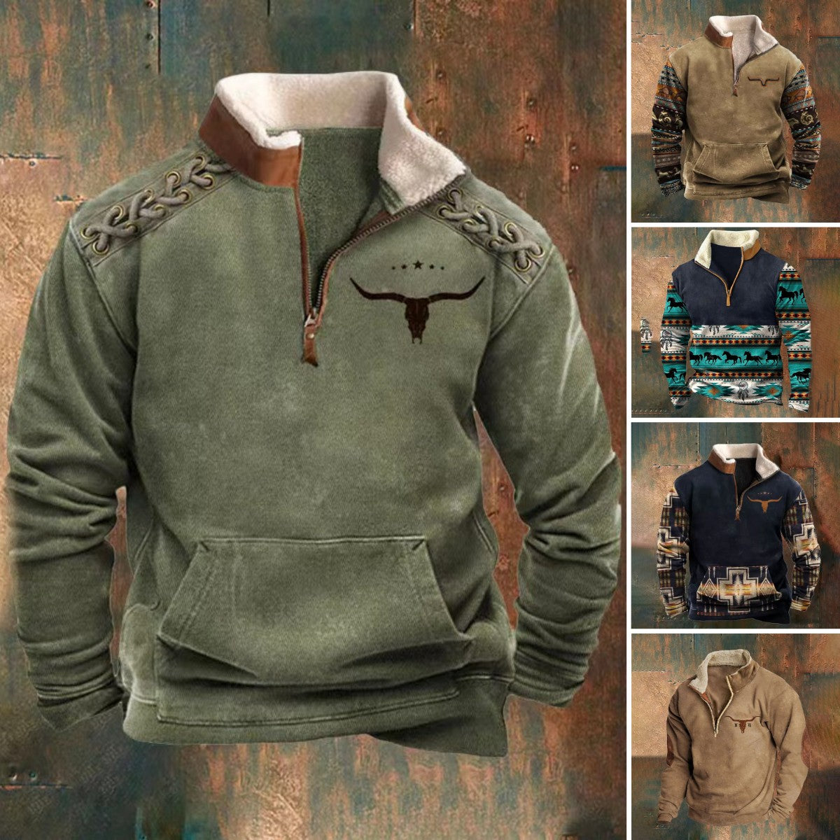 🔥✨【50% zniżki】【S-4XL】2025 Męska bluza z kapturem z długim rękawem i nadrukiem 3D na jesień/zimę