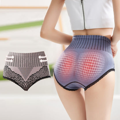 🔥 50% sleva🔥🔥【7 kusů】🦋[40-85kg] Dámské kalhotky s vysokým pasem pro regulaci bříška