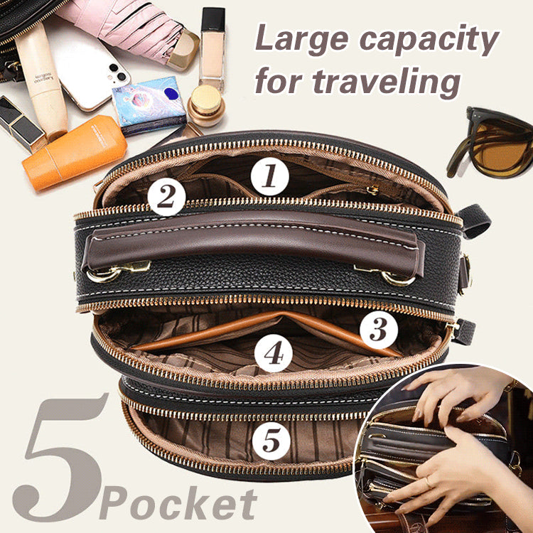 💟【ZĽAVA 50 %】👜2025 Nová malá štvorcová veľkokapacitná prenosná taška/taška na messenger