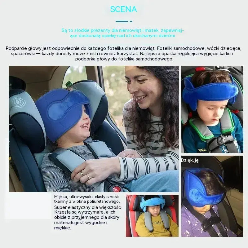 🚗 Skorzystaj teraz z 50% zniżki! 😴 Zagłówek samochodowy do spania: regulowany, miękki i zapewniający dobre podparcie, zapobiega opadaniu głowy, umożliwiając komfortową drzemkę podczas podróży. 🛌