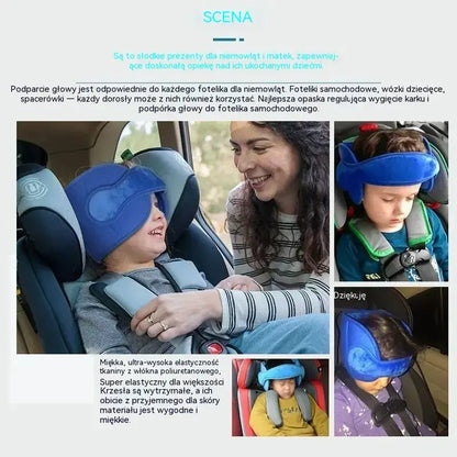 🚗 Skorzystaj teraz z 50% zniżki! 😴 Zagłówek samochodowy do spania: regulowany, miękki i zapewniający dobre podparcie, zapobiega opadaniu głowy, umożliwiając komfortową drzemkę podczas podróży. 🛌