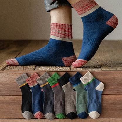 😍🧦【Ötöt fizetve ötöt kapsz ingyen】【10 pár 】 Őszi és téli antibakteriális és dezodoráló meleg gyapjúzokni