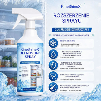 🔥【2 butelki 】❄️ Nowy spray do odmrażania 2026 🧡 Szybko usuwa lód z zamrażarki
