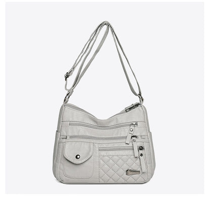 🔥 Zľava 50 % 👜 Dámska kabelka z mäkkej kože – priestranná, s viacerými priehradkami
