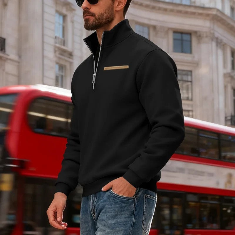 👕【50% отстъпка】【S-3XL】Мъжки моден ежедневен топъл суитшърт с дълъг ръкав, 2026 г.